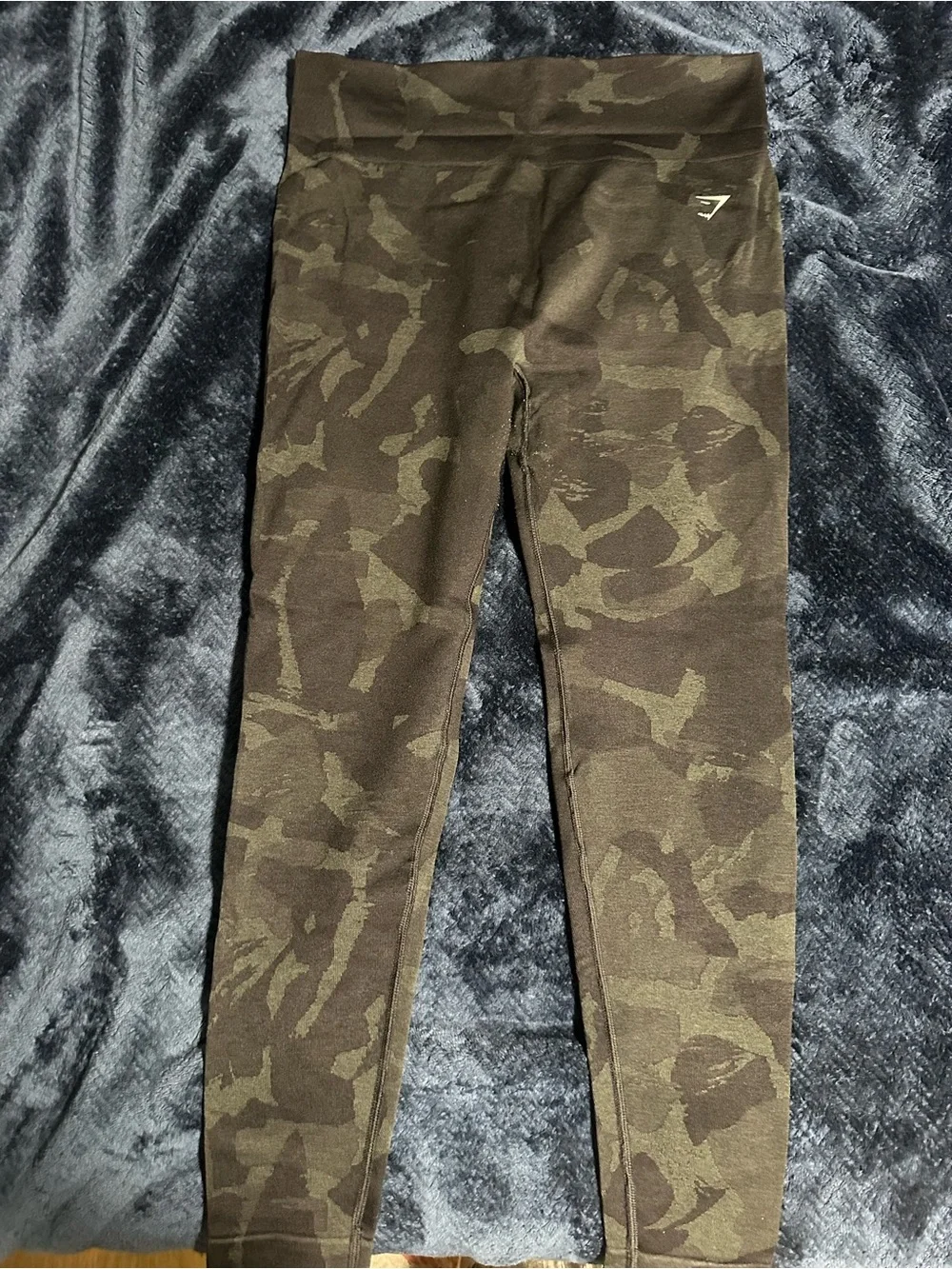 Gymshark Olive Green Camo High-Waist Leggings